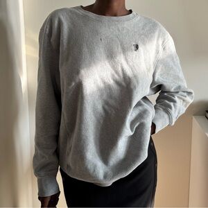 PINK Victorias Secret Gray Crewneck Sweater